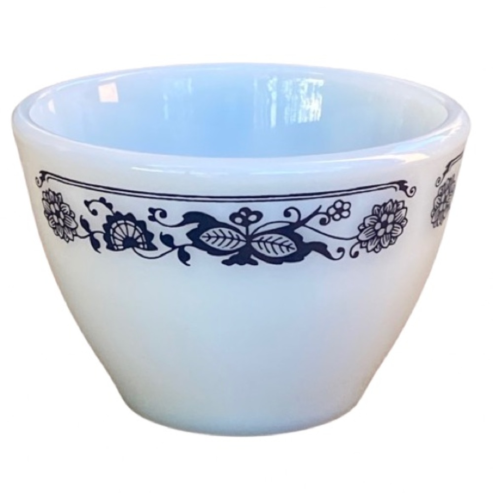 Vintage Corningware Old Town Blue Onion Open Sugar Bowl Made in USA Retro EUC